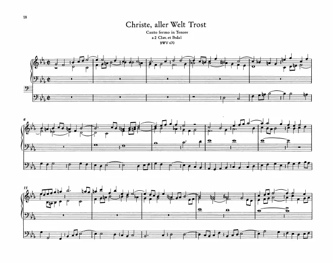 First page of Christe, aller Welt Trost
