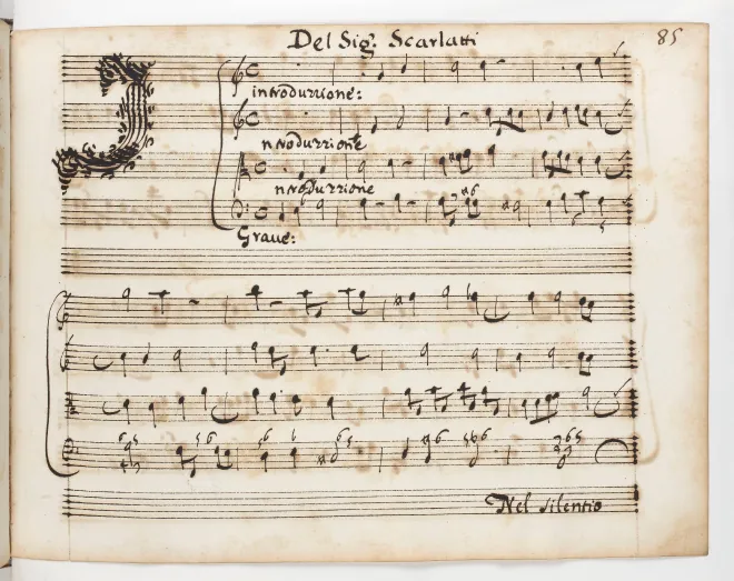 First page of Nel silentio commune