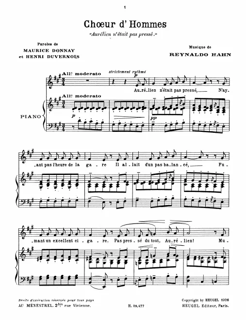 First page of Une revue