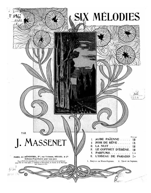 First page of Aube païenne