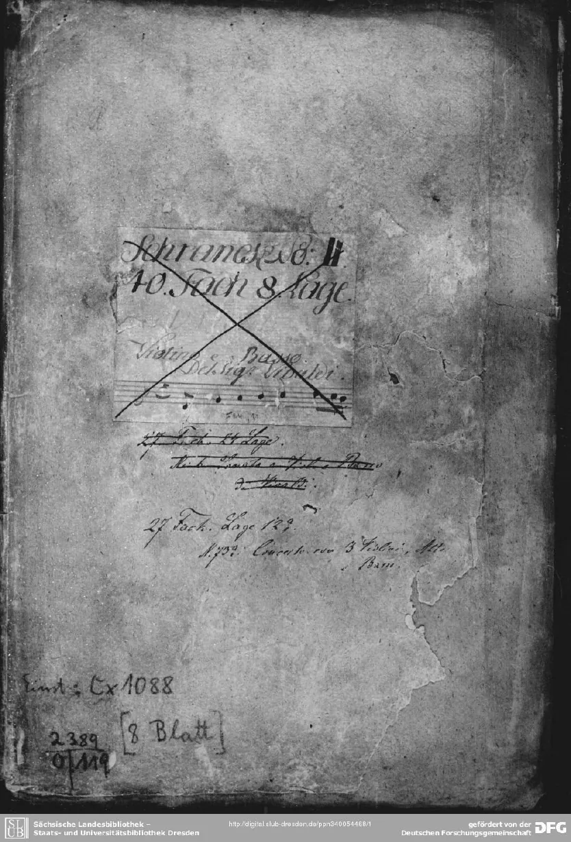 First page of Concerto for 3 Violins in F major