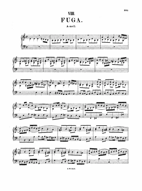 First page of Fugue