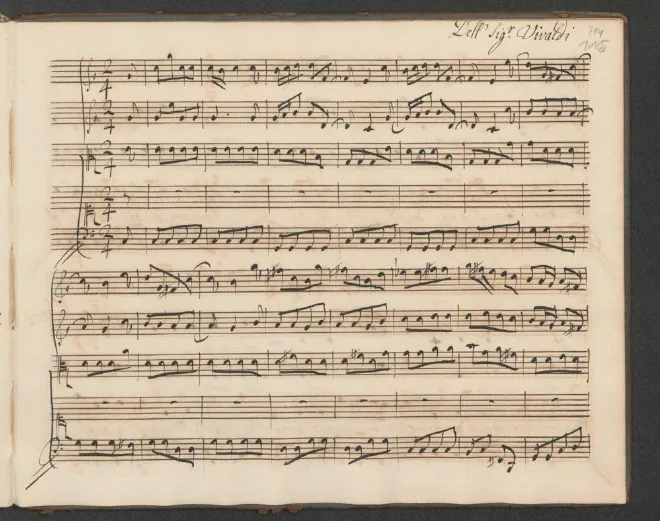 First page of D'amore il dolce strale