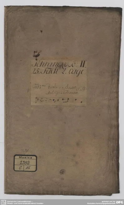 First page of Ouverture-Suite in B minor
