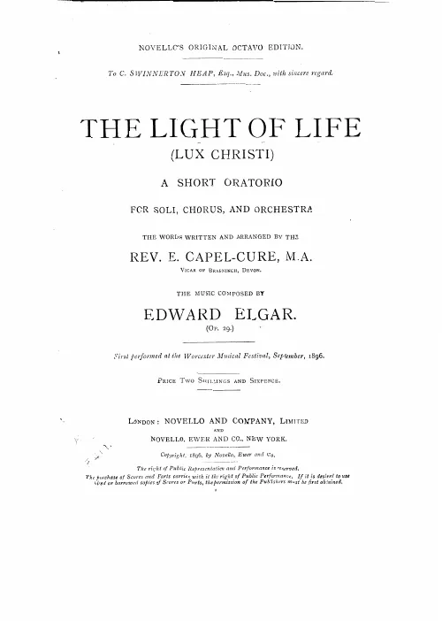 First page of The Light of Life