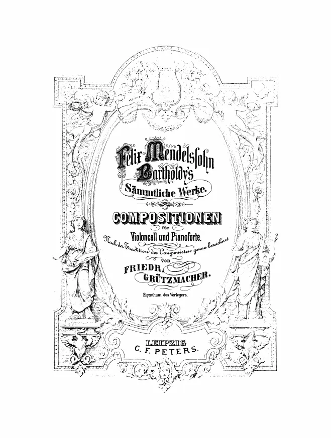 First page of Lied ohne Worte