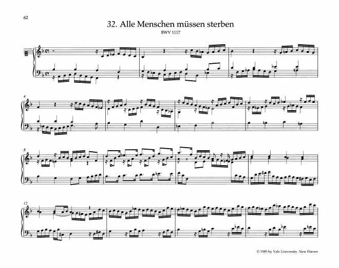 First page of Alle Menschen müssen sterben