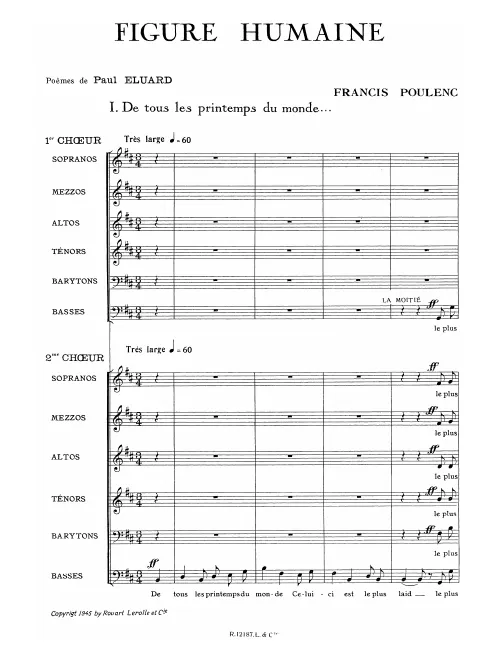First page of Figure humaine