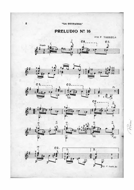 First page of Prelude No.16