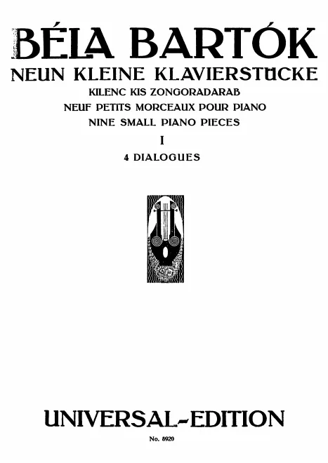 First page of 9 Little Pieces for Piano