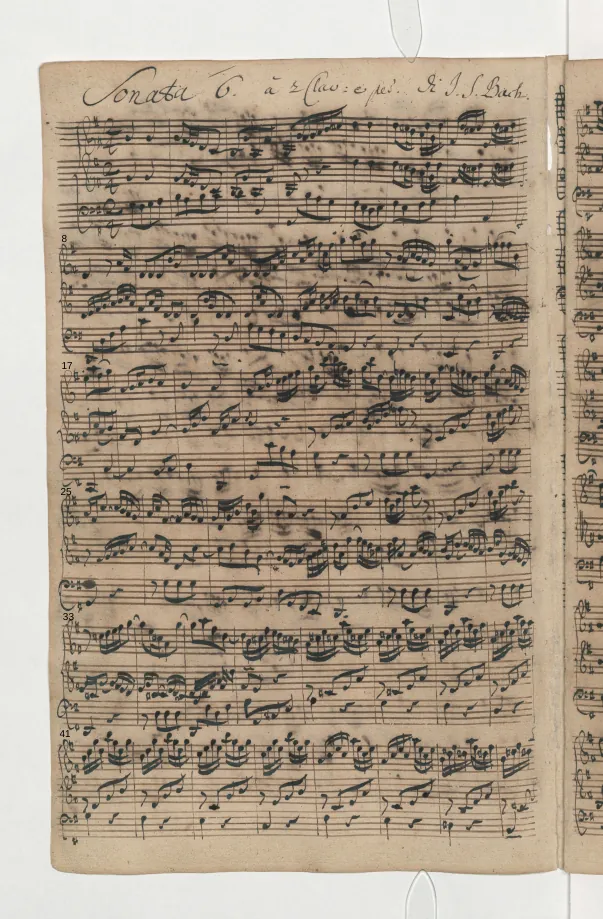 First page of Organ Sonata No.6