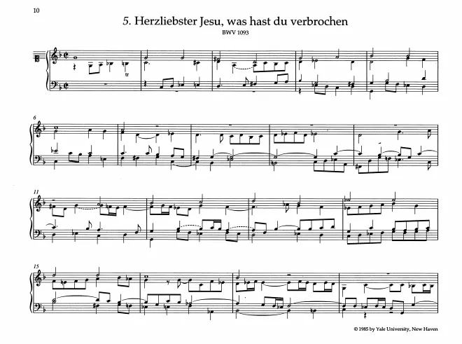 First page of Herzliebster Jesu, was hast du verbrochen