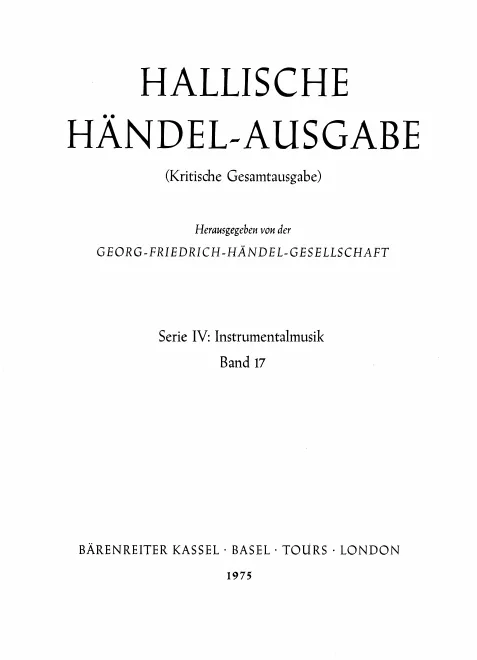 First page of Suite in C major