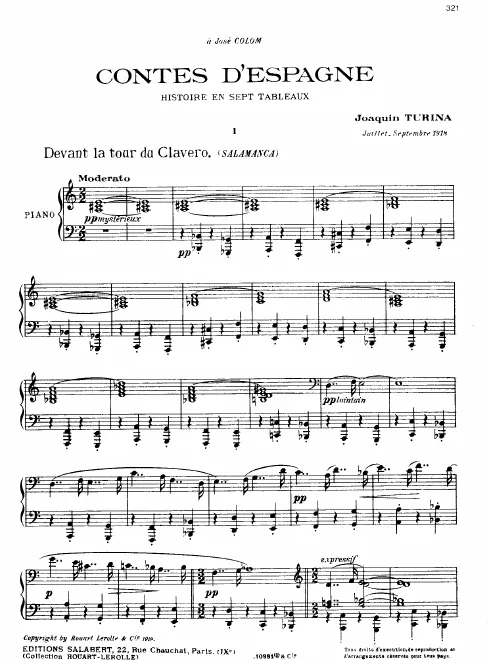 First page of Contes d'Espagne I