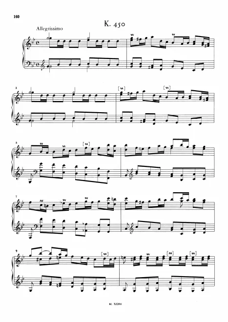 First page of Keyboard Sonata in G minor