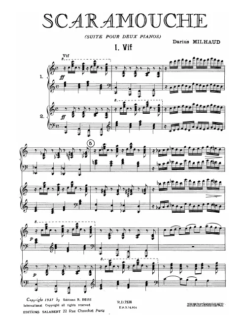 First page of Scaramouche