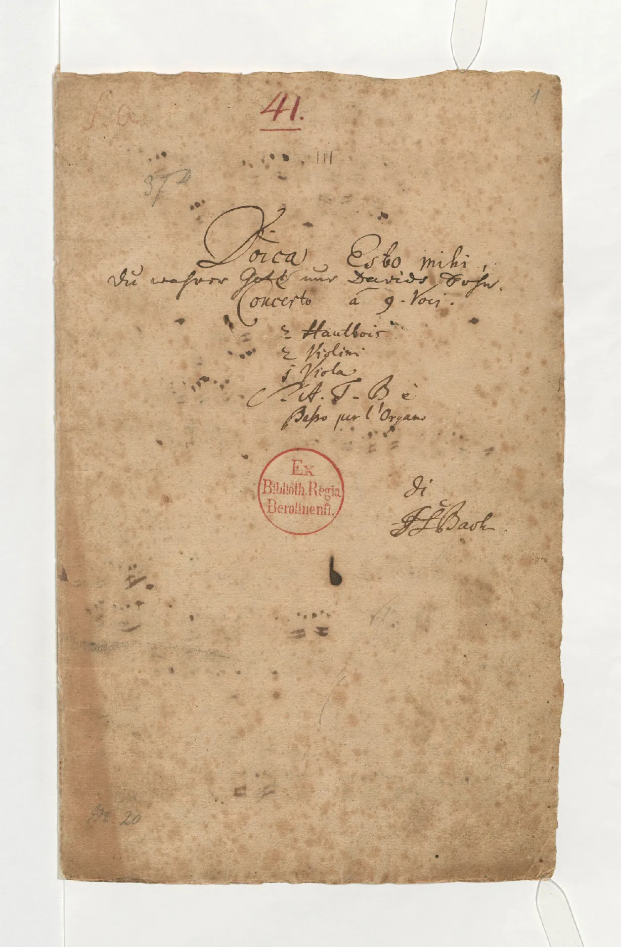 First page of Du wahrer Gott und Davids Sohn