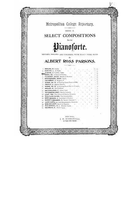 First page of Champagne-Valse