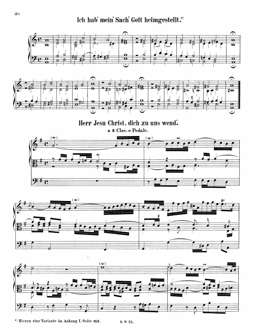 First page of Herr Jesu Christ, dich zu uns wend