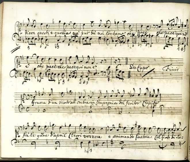 First page of Giacea d’un mirto all’ombra