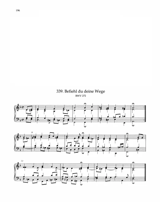 First page of Befiehl du deine Wege