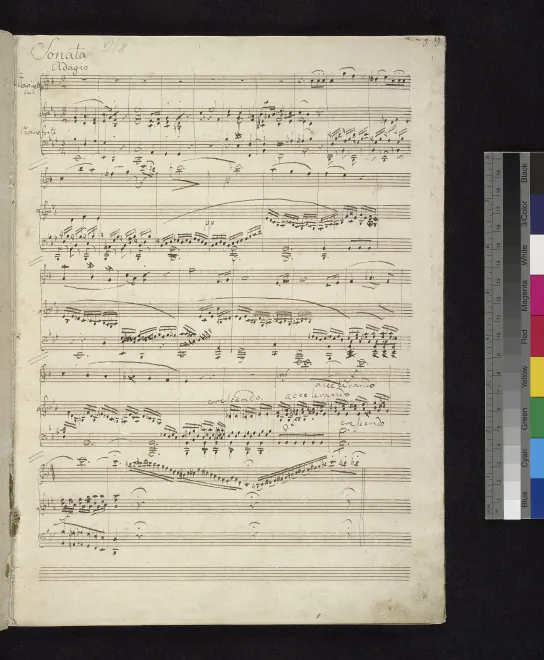 First page of Clarinet Sonata