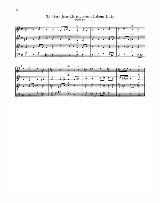 First page of Herr Jesu Christ, meins Lebens Licht