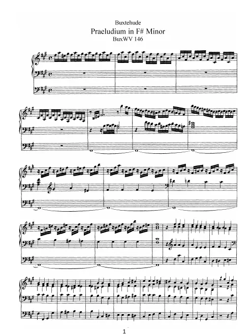 First page of Prelude in F-sharp minor