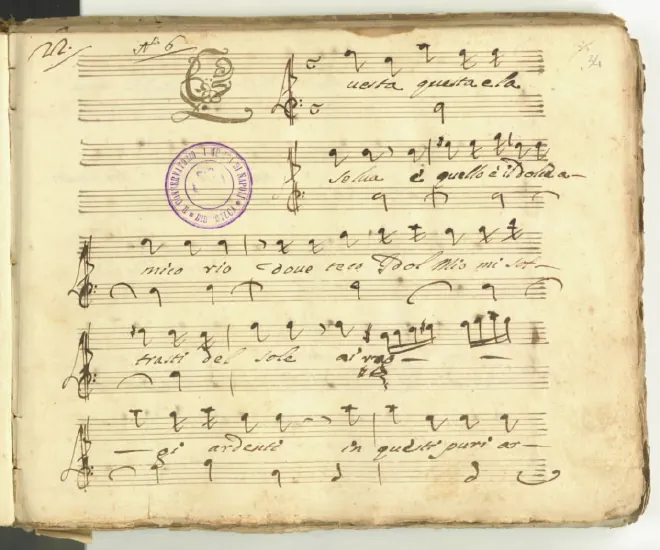 First page of Questa è la selva