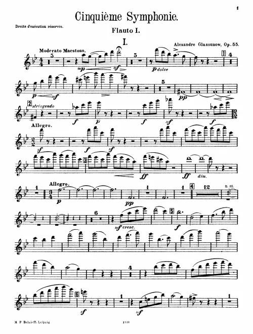 First page of Symphony No.5