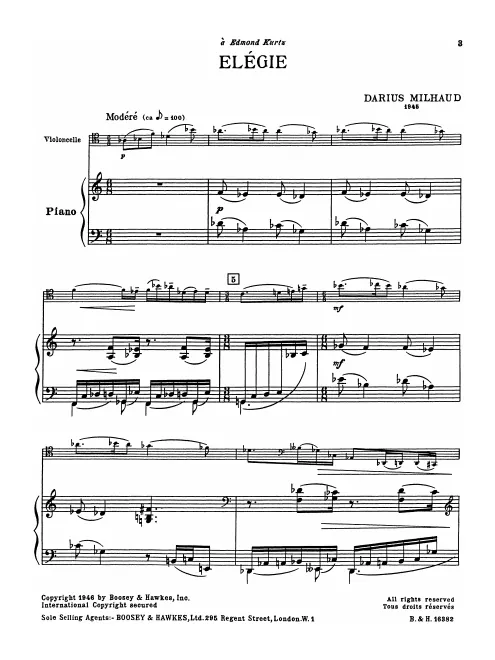 First page of Elegy