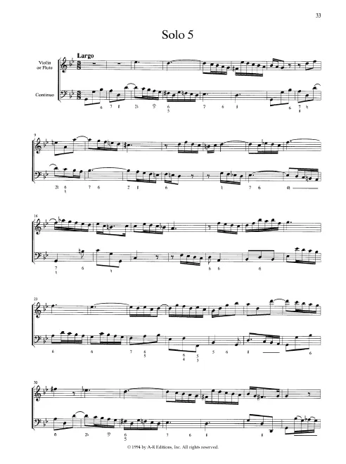 First page of Violin Sonata