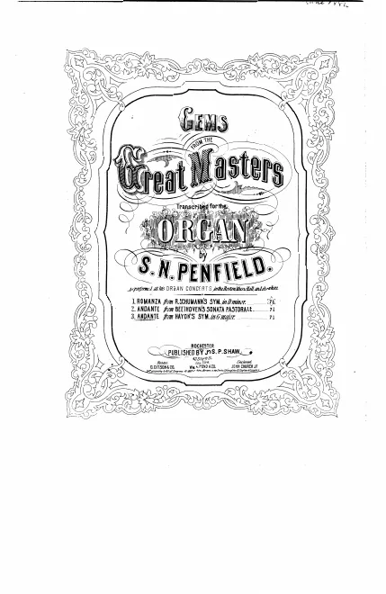 First page of Piano Sonata No.15