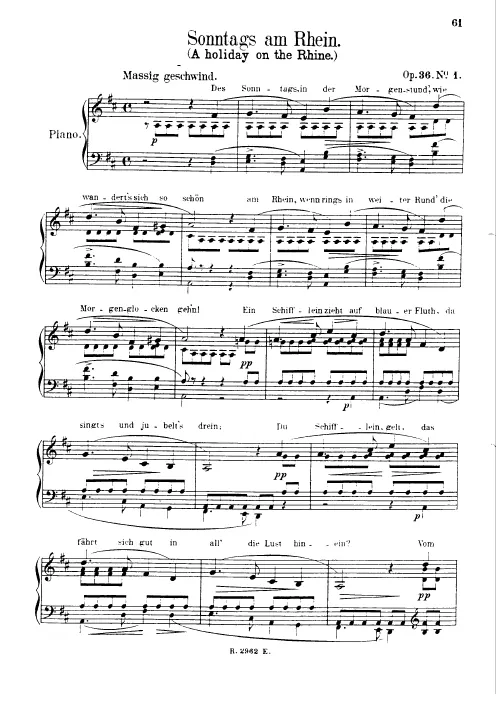 First page of 6 Gedichte