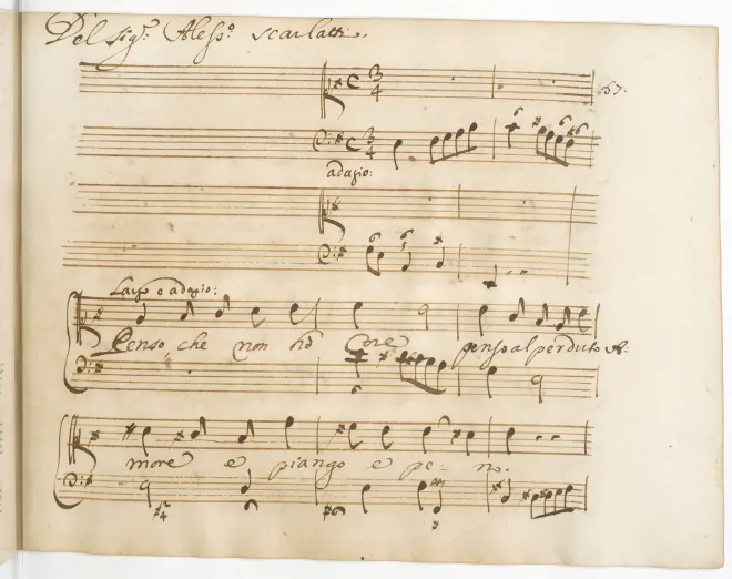 First page of Penso che non ho core