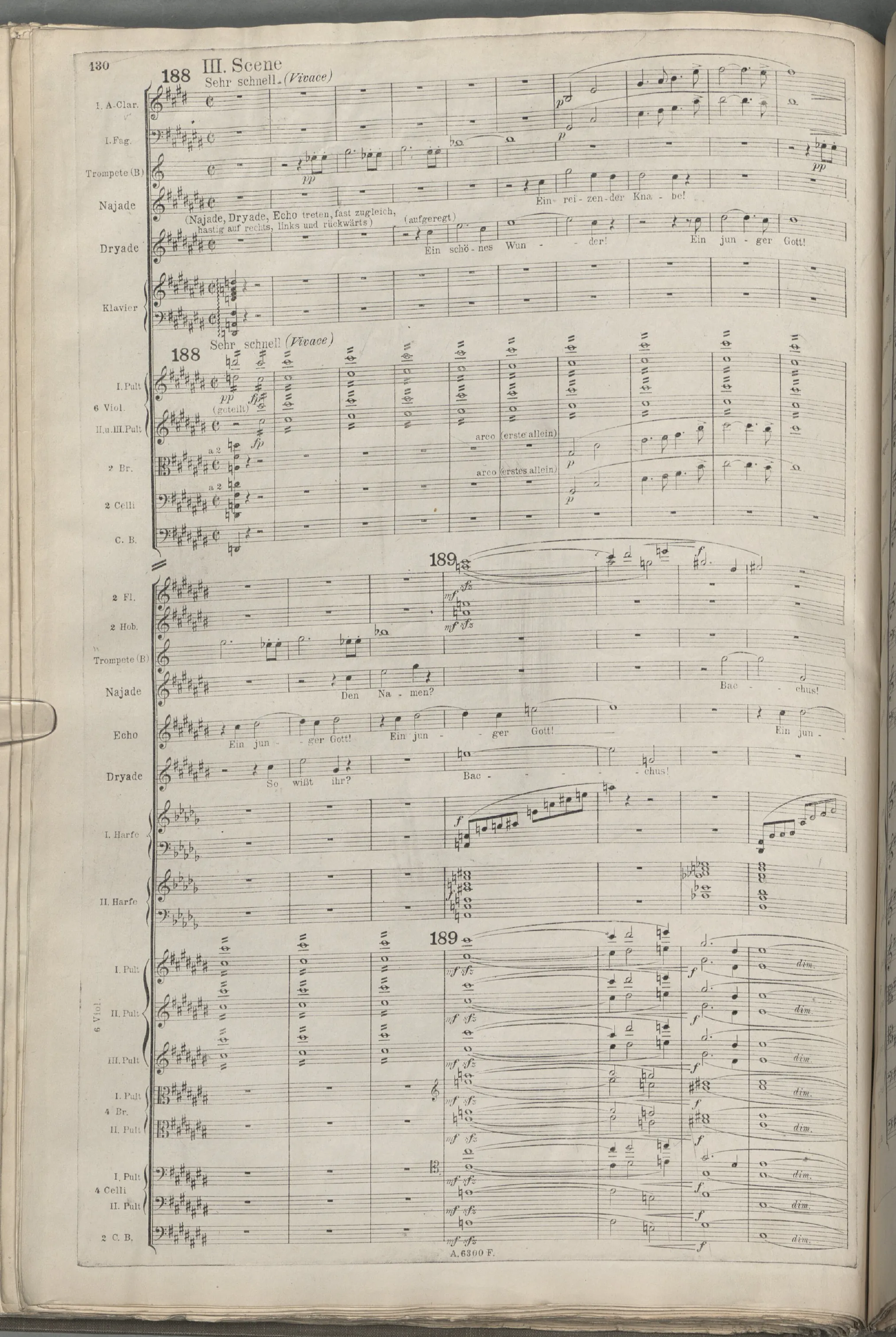 First page of Ariadne auf Naxos