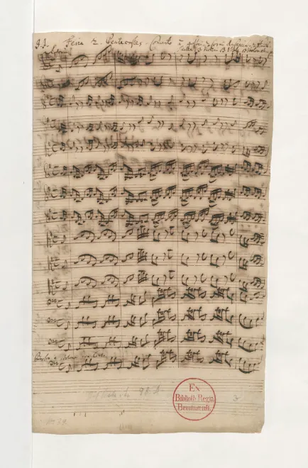 First page of Ich liebe den Höchsten von ganzem Gemüte