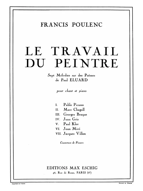 First page of Le travail du peintre
