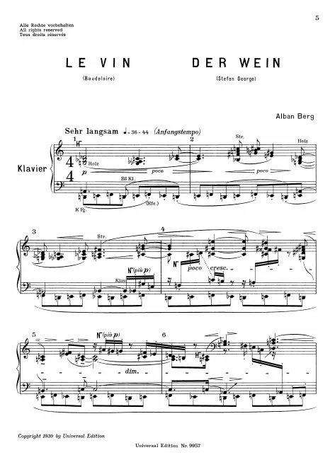First page of Der Wein
