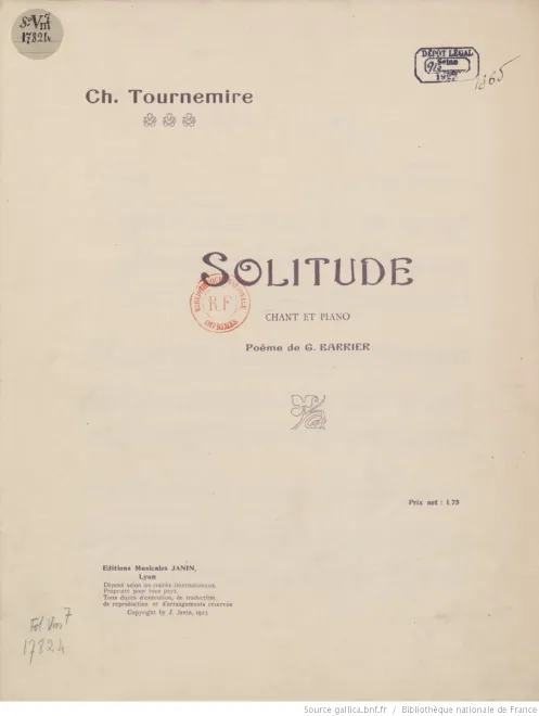 First page of Solitude