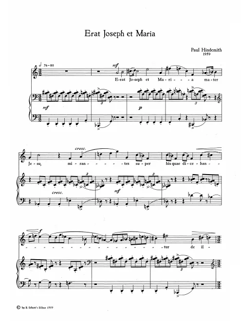 First page of Erat Joseph et Maria