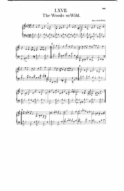 First page of The Woods So Wild