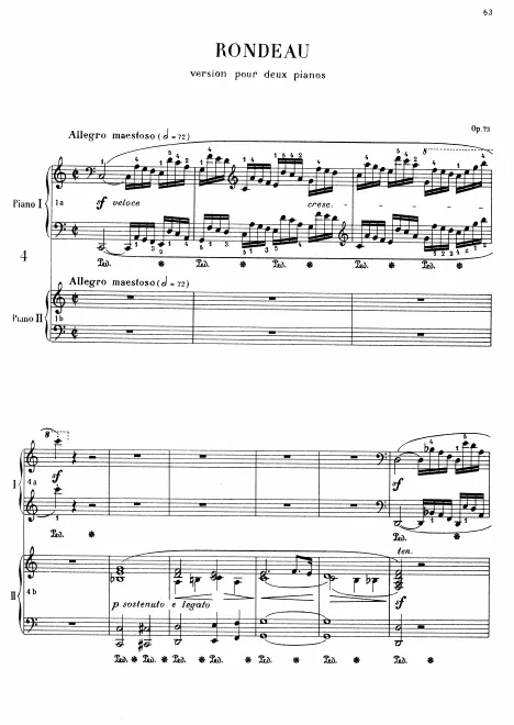 First page of Rondo in C major