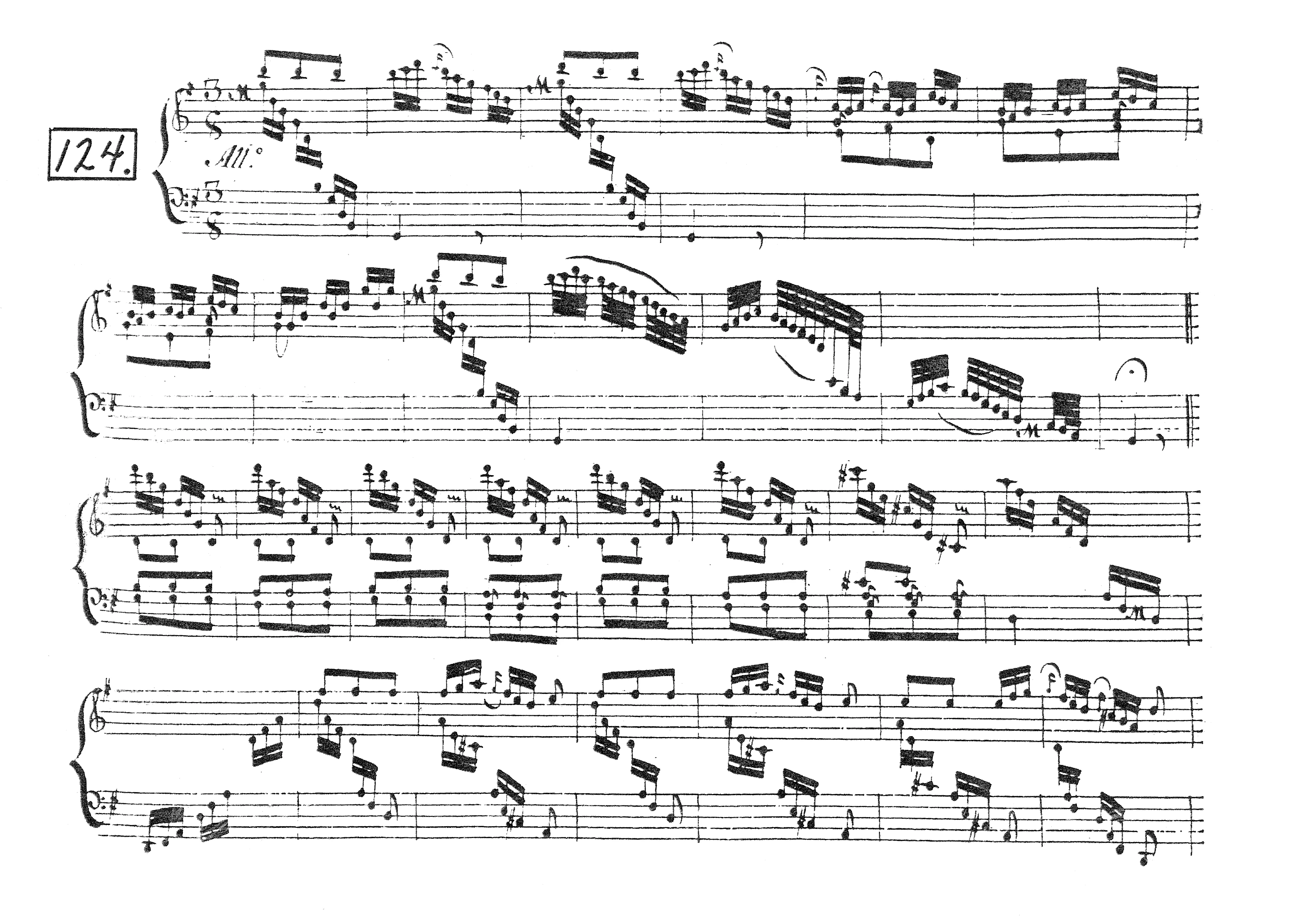 First page of Keyboard Sonata in G major