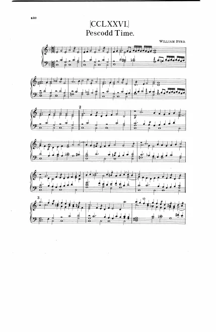 First page of Pescodd Time