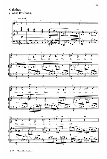First page of Brettllieder
