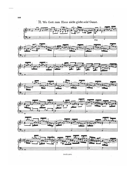 First page of Wo Gott der Herr nicht gibt sein' Gunst