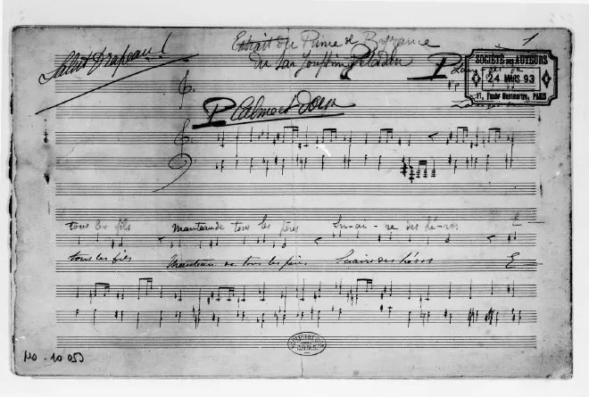 First page of Salut Drapeau!