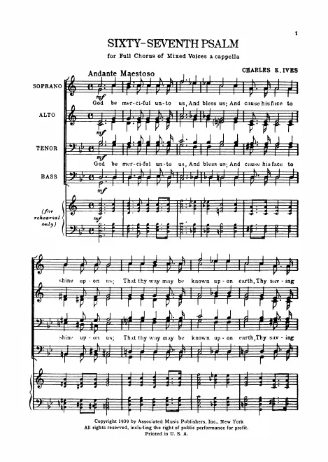 First page of Psalm LXVII