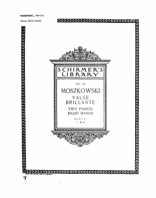 First page of Valse brillante